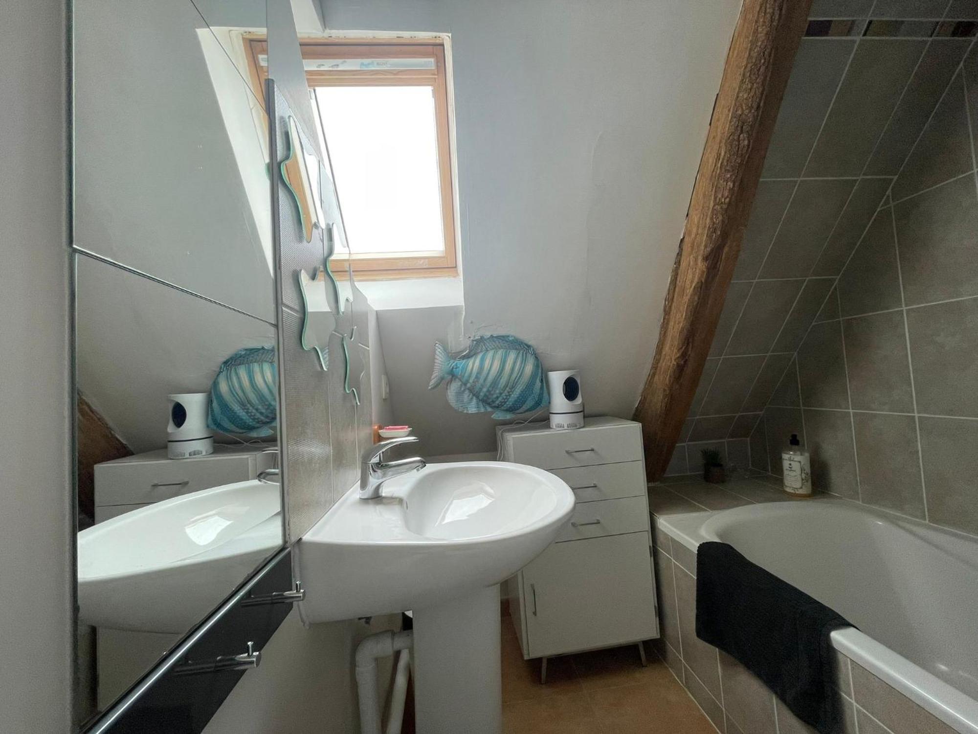 Nid De Pie Grand Duplex Lumineux Cadre Verdoyant Calme A 5 Mn De La Mer Pres Port En Bessin, Bayeux, Omaha Beach, Commes Εξωτερικό φωτογραφία