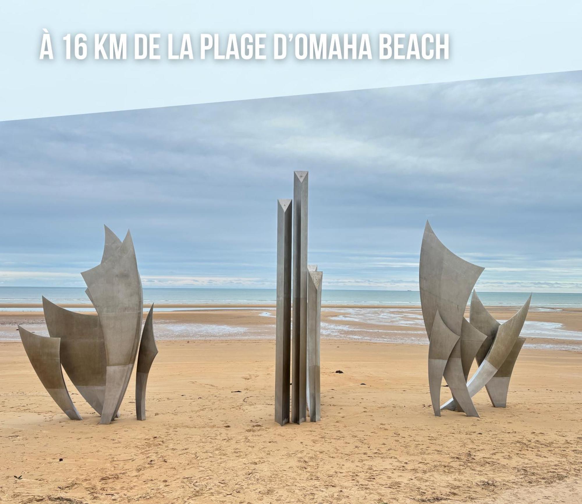 Nid De Pie Grand Duplex Lumineux Cadre Verdoyant Calme A 5 Mn De La Mer Pres Port En Bessin, Bayeux, Omaha Beach, Commes Εξωτερικό φωτογραφία