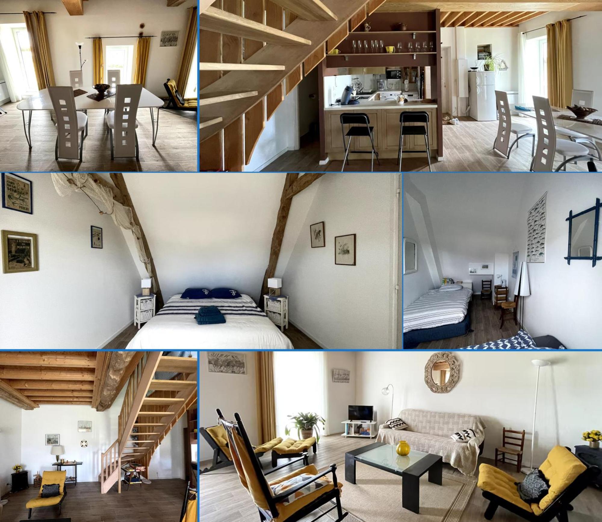 Nid De Pie Grand Duplex Lumineux Cadre Verdoyant Calme A 5 Mn De La Mer Pres Port En Bessin, Bayeux, Omaha Beach, Commes Εξωτερικό φωτογραφία